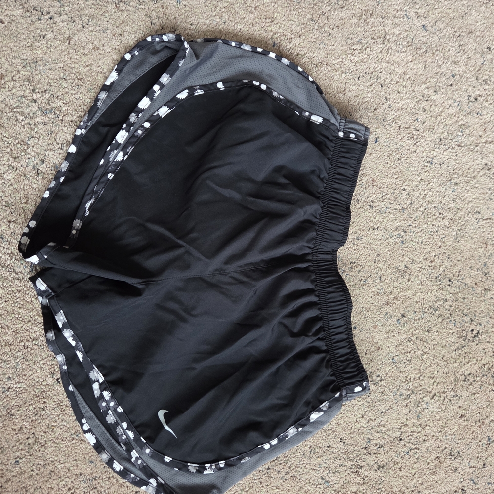 Nike Black and Gray Athletic Shorts